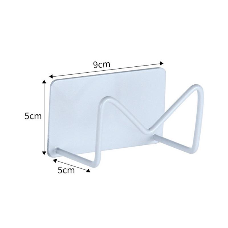 

Настенный держатель для фена, подставка для плойки и выпрямителя для волос, самоклеящаяся полка для хранения из нержавеющей стали, органайзер для ванной комнаты белый