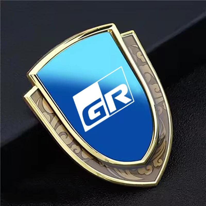 car stickers 3D metal accsesories auto accessory for gr sport Toyota YARiS supra Corolla Prius Harrier Camry Tacoma Venza rav4