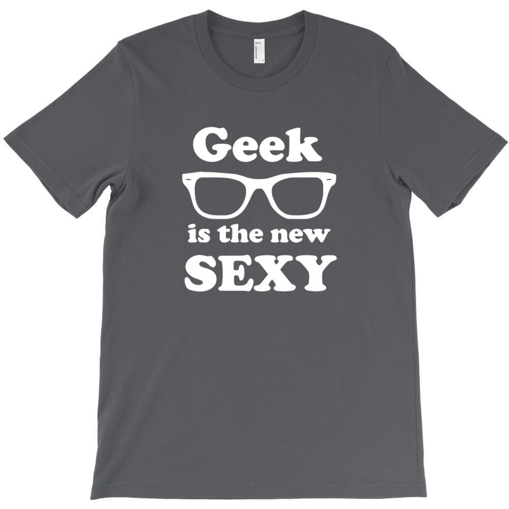 Geek Is The Sexy T Shirt Mens Short Sleeved Tee Shirt T
