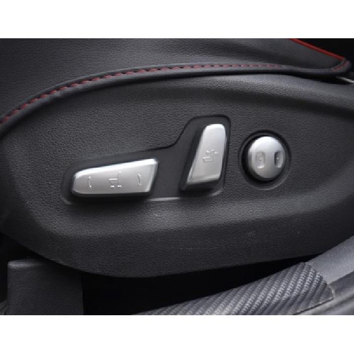 For Hyundai Tucson 2016-2021 Matte Silver Power Seat Control Button Cover Trim