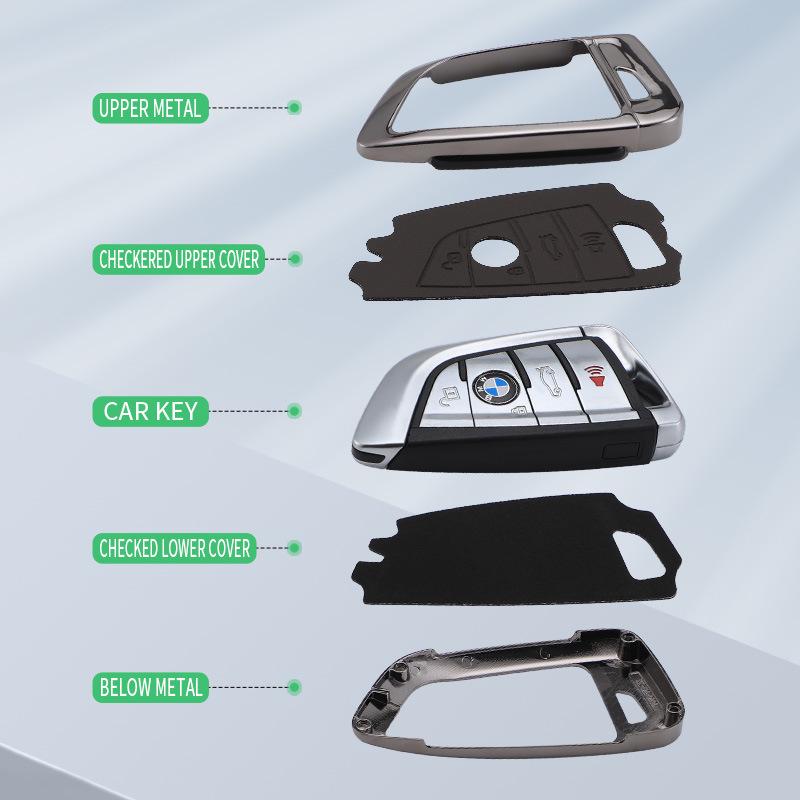 BMW 3 Series 320GT / 5 Series LI525 / X1, X3, X5, X7 Key Case - Men's & Women's High-End Key Shell