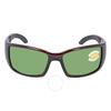 CoSta Del Mar Blackfin Green Mirror Polarized Polycarbonate Men S SunglaSSeS Bl 10 Ogmp 62