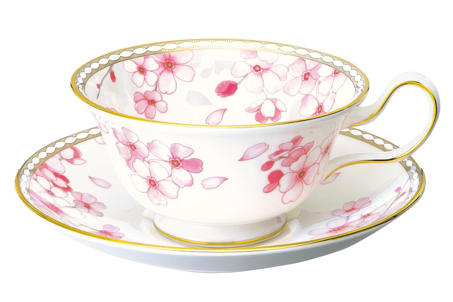 

[Officially Imported] Wedgwood Spring Blossom Teacup & Saucer (Peony) Wedding Gift 1053201