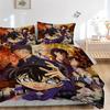 Detective Conan Mystery Print 3Pcs Bedding Setduvet Cover With 2 Bedropillowcase Home Birthday Gift