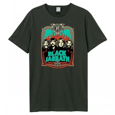 Black Sabbath Unisex Adult Flames T-Shirt