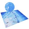 Shower Curtain Polyester Fiber Waterproof Colorful Printing with 12pcs Hook for Home Bathroom
