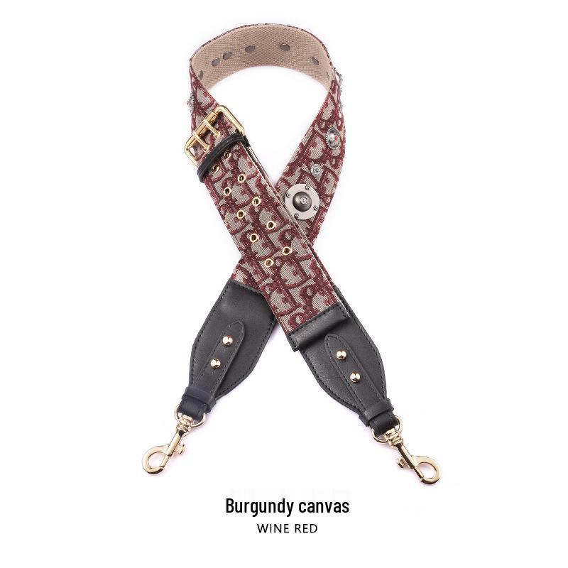 Ma Huang Shi Nastavitelný plátěný ramenní popruh crossbody taška doplněk - Podzimní/zimní kolekce, MHS-F-15
