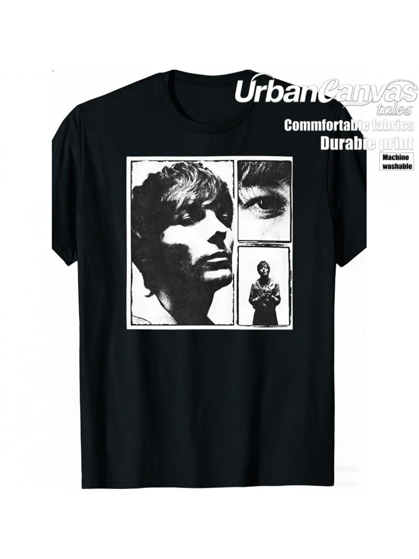 

L-L Ouis T-T Omlinson s T-shirt Close Up | Fashionable Hip Hop T-shirt Printed Pattern Suitable for All Seasons Men s T-shirt... S разноцветный