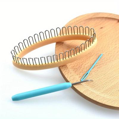 1 sada Tkalcovské ponožky Pletací stav Ocelové prodlužovací háky Sada háčků na ponožky Šátek Klobouk Weaver Jehla Šití Pletací nástroje Příslušenství