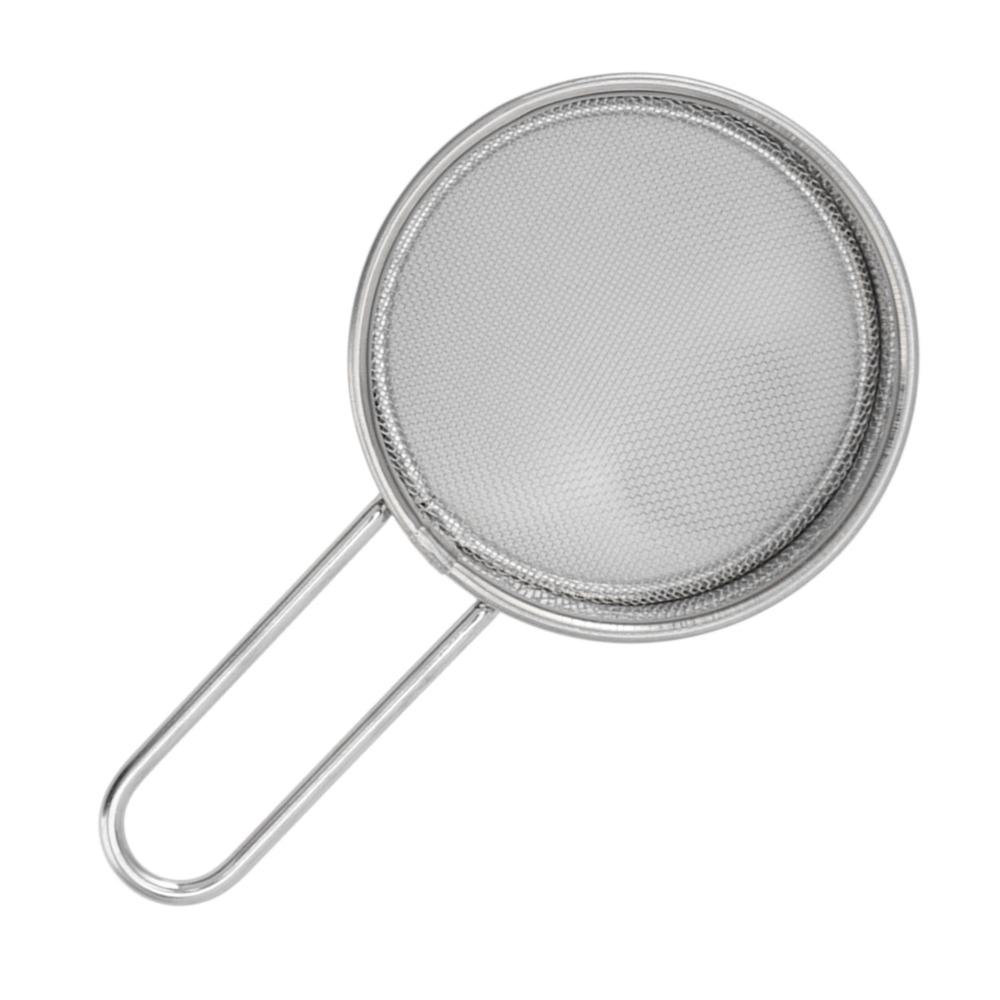 Lightweight Mesh Round Sifter 304 Stainless Steel Food Strainer Cheesecake Pizza Bread