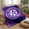 Austria Wien FC Weiche Flanell-Fleece-Decke Leicht Gemütlich Warm Überwurfdecke für Sofa Bett Heimdekoration