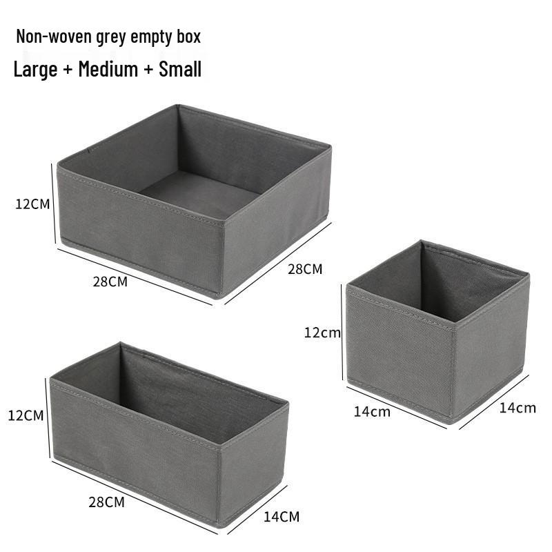 Foldable Non-woven Fabric Underwear Drawer Organizer 