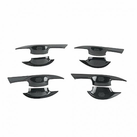 For Lexus NX350 450h+ 22-25 Carbon Fiber Car Door Handle Bowl Molding Cover Trim