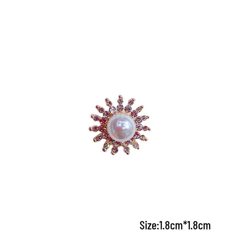 Unisex Sunflower Brooch: Elegant Suit Accessory, Versatile Coat Pin, Stylish Corsage