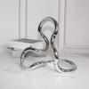 Geometric Resin Sculpture Modern Decorative Ornament Versatile for Console Table