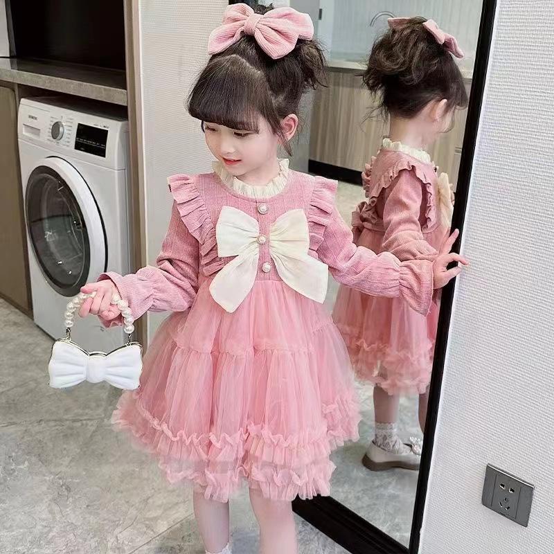 Podzim 2023 Princeznovské šaty: Stylová nadýchaná sukně pro dívky