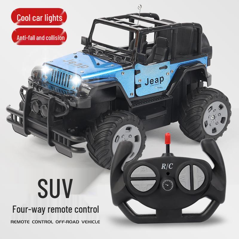 

Детская игрушечная машинка-джип на радиоуправлении, из сплава, для бездорожья 1 Battery