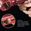 Nutcracker Tool Aluminum Multifunction Red Cup Shaped Nut Opener for Walnut Nuts Chestnut Melon Seeds