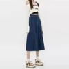 Women‘s Denim Midi Skirt Spring Autumn Street Style High-Waist Slim Skirt Y2k Vintage Casual Clothing Plus Size
