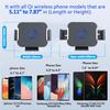 15W Car Wireless Charger Qi Smart Phone Charging Holder For Fold Screen Big Pad