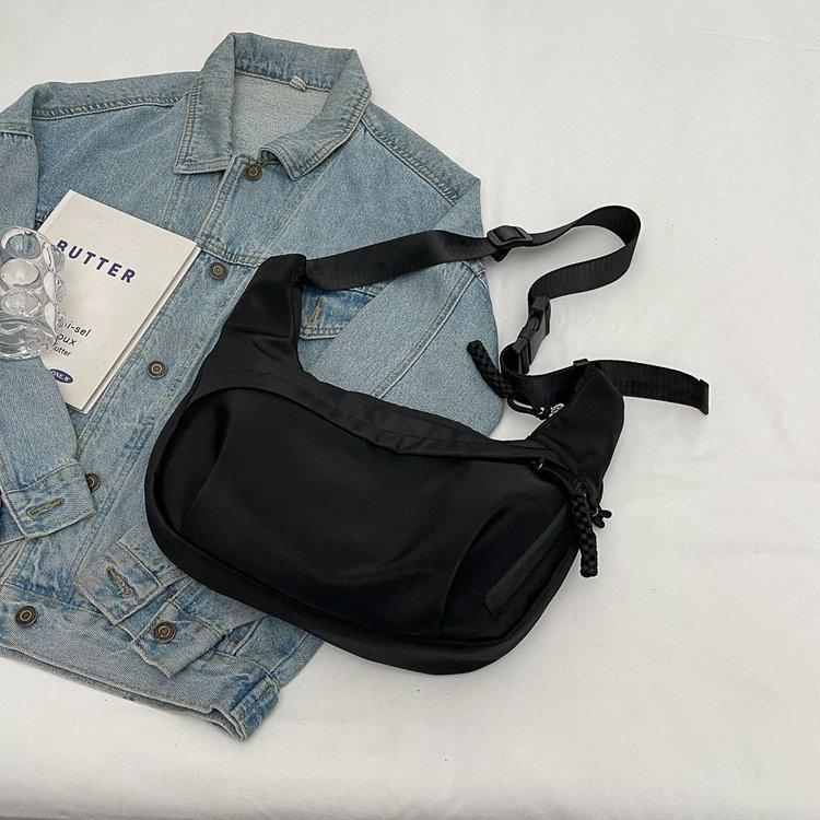 Nylon Zipper Ladies Crossbody Bags Casual Versatile Youth Trend Shoulder Bags