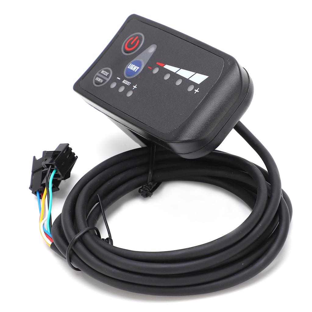 24V Electric Bike Control Panel LED Power Display 810 Instrument LCD for Electric Bike Motor Speed Control