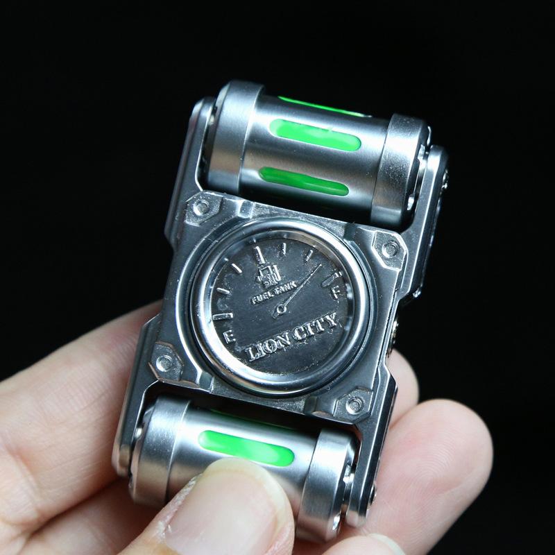 Fidget Roller Leucht Tank Fingertip Gyroskop EDC Metall Erwachsene Slider Stress Relief Büro Ratsche Spielzeug Anti Stress Angst EDC