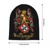 Wappen des Königs von Portugal-Flaggenkappe, coole Unisex-Frauen-Outdoor-Skullies-Beanie-Mütze, warme Sommermütze mit doppeltem Verwendungszweck