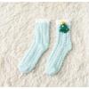 Autumn and Winter New Women's Medium Tube Cartoon Animal Three-dimensional Coral Fleece Socks Doll Women's Socks Floor Socks Home Sleep Socks Women