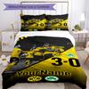 Borussia Dortmund Spersonalizuj swoje imię Pościel Oddychająca Poszewka na Kołdrę z Poszewkami Dekoracja Domu Prezent Urodzinowy