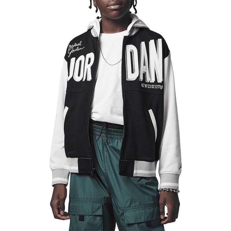 Jordan Kids Jackets Hooded Moderate FJ6406-010 M