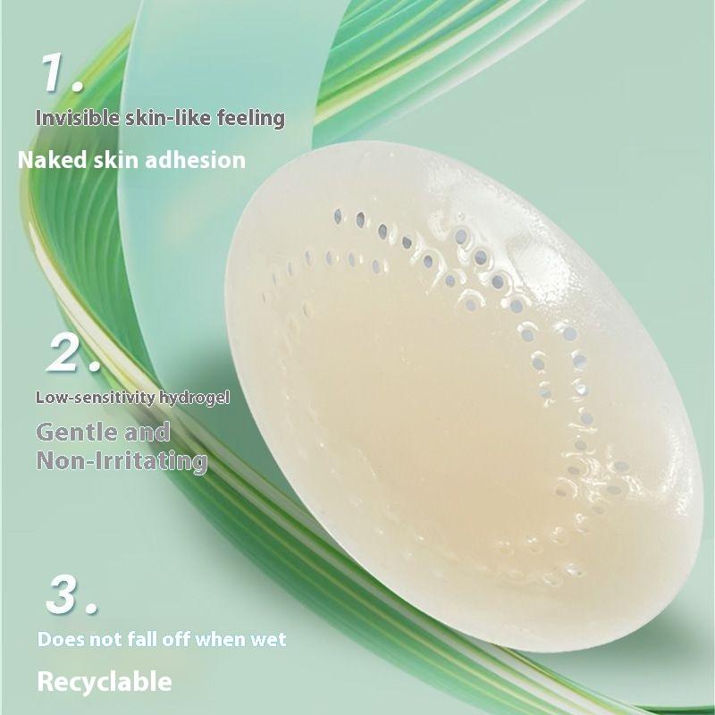 Sticky Bra Silicone Nipple Cover With Hole Lift Up Invisible Reusable Bra Self Adhesive Silicone Breast For Party Dress Bras Pad