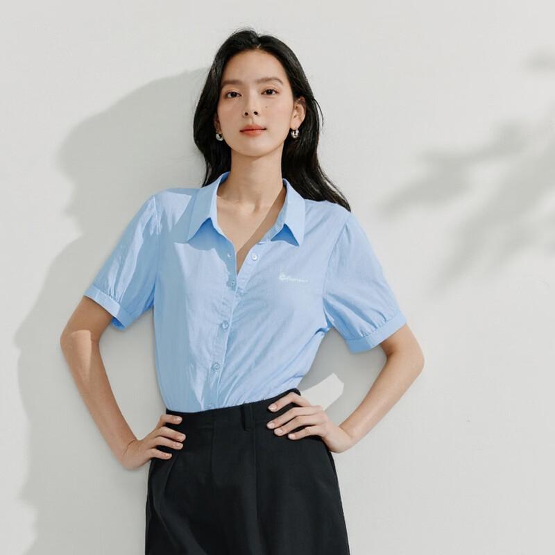 INMAN Women's French Commuter Short-Sleeved Shirt