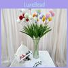 Plush Artificial Flower Sphere With Flocking For Event Decoration And Photography Use