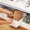 Plastic Storage Box Cabinet Desktop Organizer Multifunctional Seasoning Jar Tableware Storage Case Kitchen Storage Organization
