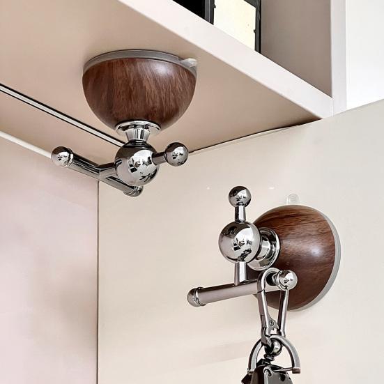 Suction Cup Hook Strong Hold Mold Resistant Hook No Drill Reusable Holder for Bathroom Towels Wet