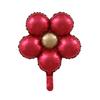 5pcs Matte Flower Aluminum Film Balloons Birthday Party Decor Baby Shower Supplies Toy Balloon Wedding Ballons Festival Decor