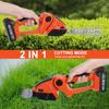 Mini Electric Hedge Trimmer & Grass Shears, Handheld Trimmer with 1 Rechargeable Batteries and Charger
