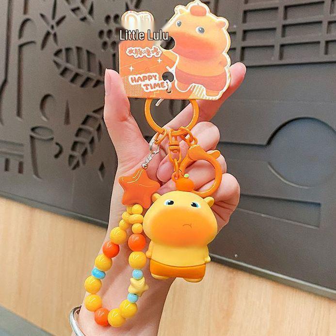 Capybara Lulu Plush Keychain Backpack Pendant - Cultural & Creative Store Icon