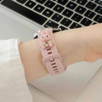 20mm 22mm 18mm Silicone Band For Samsung Galaxy Watch 7 Band 40mm 44mm Strap 44mm 6 Classic 43mm for Huawei for Xiaomi Women