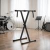 Cross-Shaped Frame Electronic Keyboard Stand Compact for Musicians
