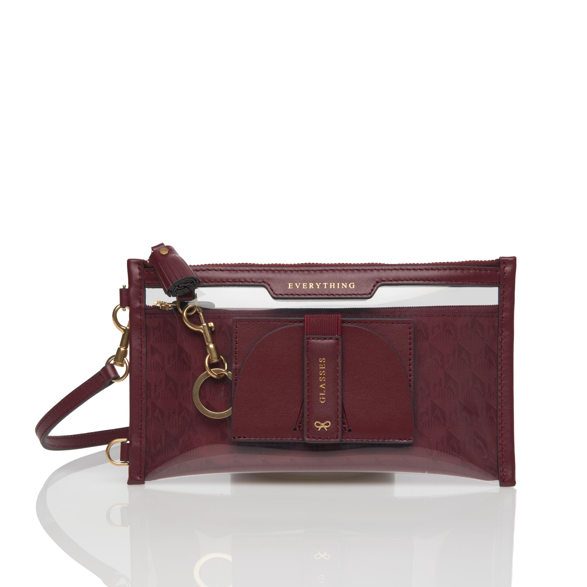 

Shoulder Bag Everything Pouch XL in Logo Nylon Medium Red [Anya Hindmarch] TPU/AH Women s [Item]