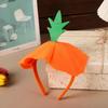 Bright Orange Halloween Headband Non Woven Party Headwear Festival Hair Clip  Halloween Party