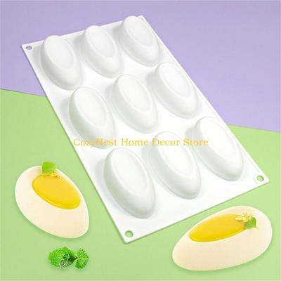 92MF 9-Kammer Halbe Eier Silikonform Fondant Kuchenform Schokoladenform Kuchen Dekoration Werkzeuge Küchen Backzubehör