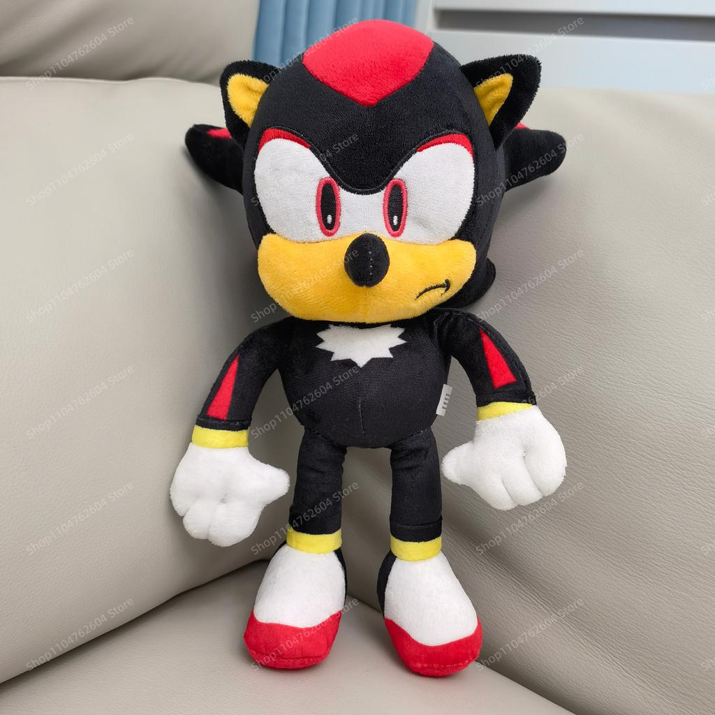 - New Machine Metal Sonic Plush Toy Doll children's toy doll 30cm soft plush toy high quality with knuckles and birthday Gift