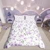 Homewish Colorful Flower Duvet Cover SetBotanical Plants For Kids Bedding SetSpring Graden Decor