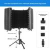 Soundproof Microphone Cover: Noise-Reducing Folding Windscreen for Studio Recording