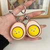 Bread Keycap Stress Relief Clicker Keychain Mechanical Keyboard Button Decompress Fingertip Keyring Car