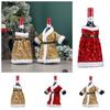 Portable Christmas Wine Bottle Cover Sequin Wine Pouch Gift Champagne Wine Bag  Party Favors
