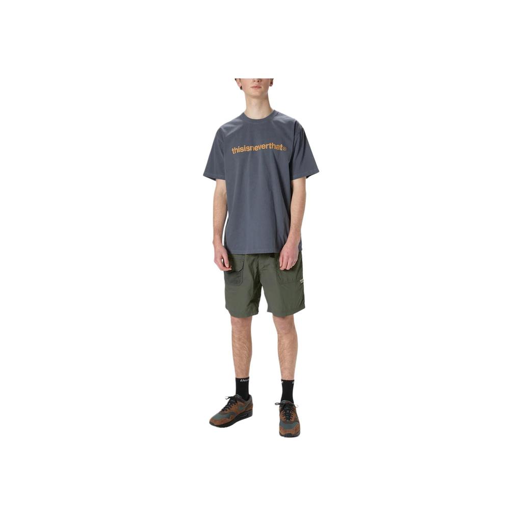 Thisisneverthat Adjustable Waist Belt Multi-Pocket Zipper Fly Logo Casual Work Shorts Unisex shorts TN251WSOOS13SGE
